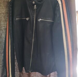 Men leather jacket